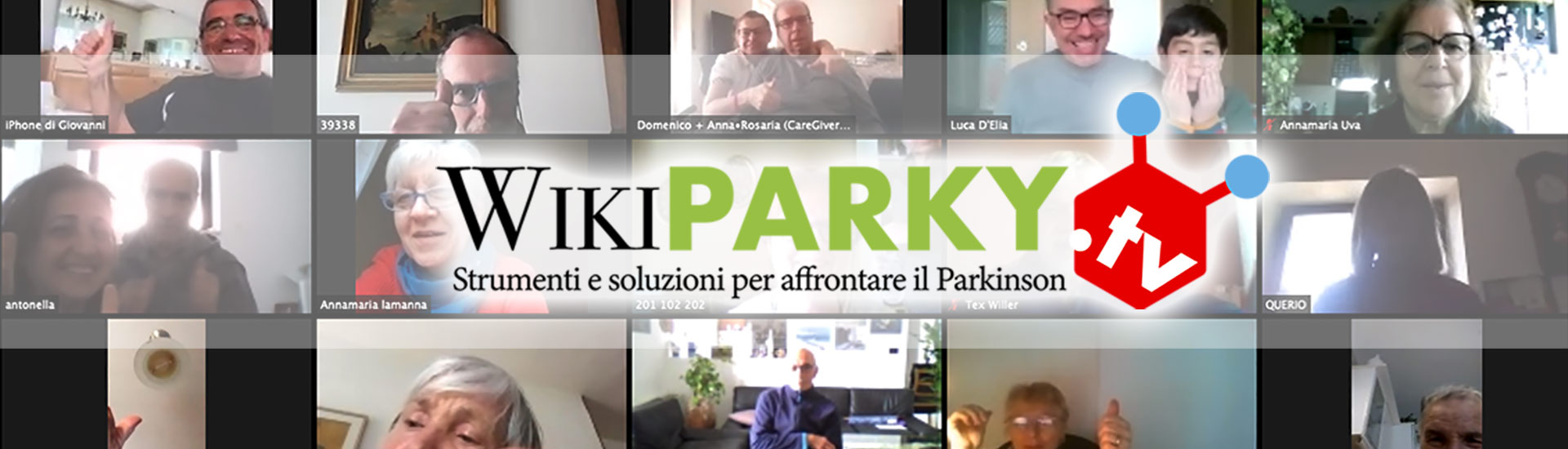 WikiParky.TV 3.0 - Strumenti e soluzioni per affrontare il Parkinson ed i parkinsonismi
